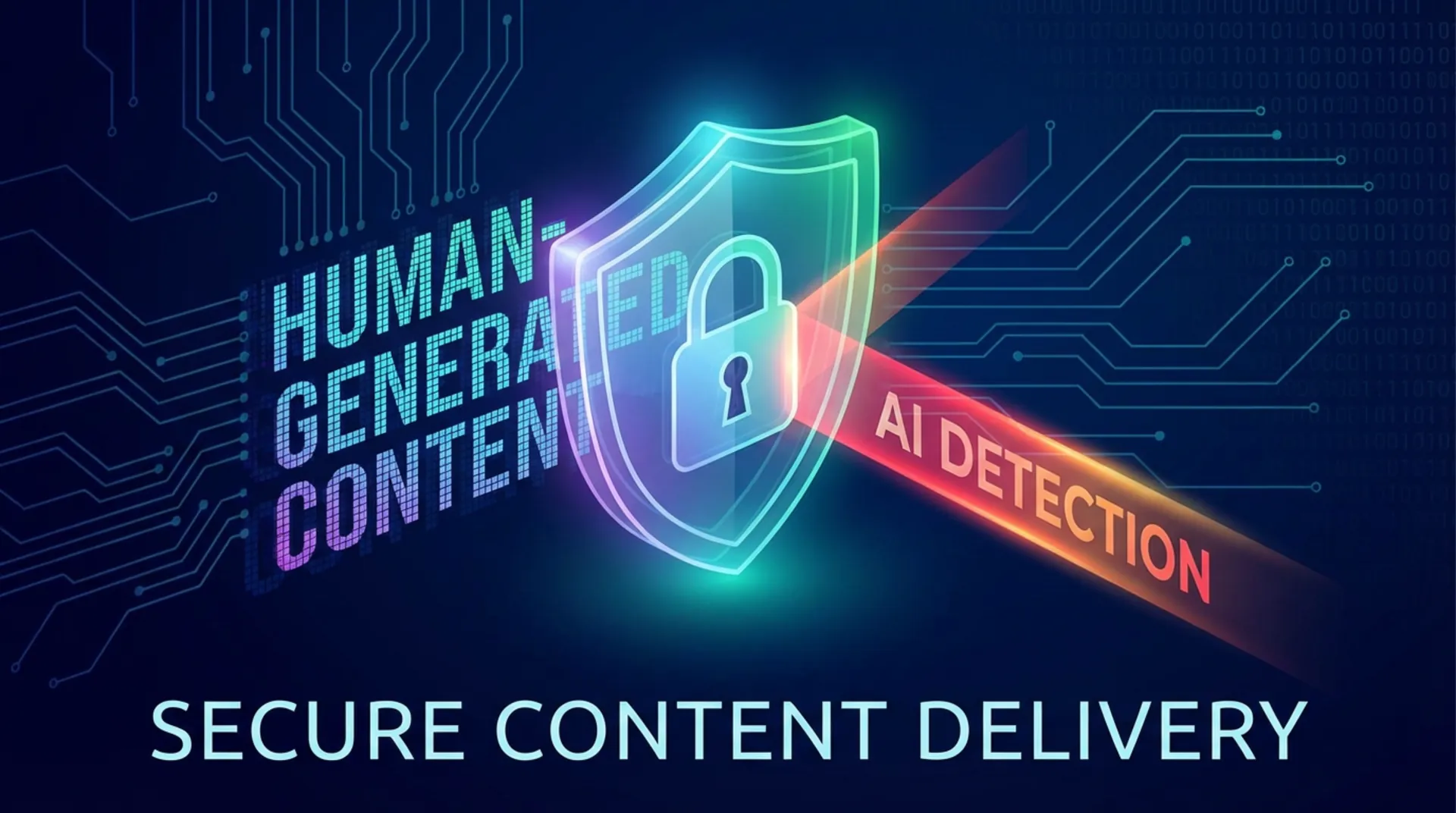 AI detection bypass concept with protective shield